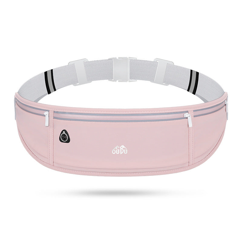 "Outdoor Sports Waist Pack, Large Capacity Waterproof Mobile Phone Pouch, Unisex Running Fitness Elastic Waist Bag"