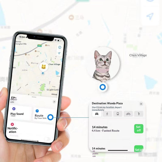Pet Anti-Loss Tracking Collar Locator