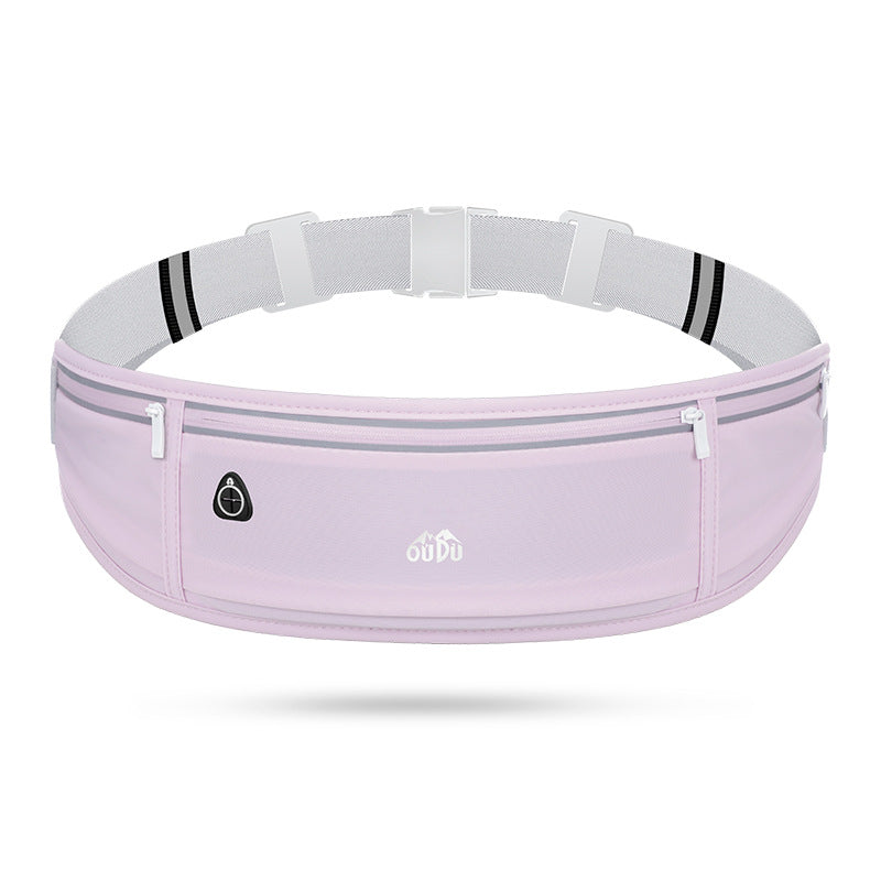 "Outdoor Sports Waist Pack, Large Capacity Waterproof Mobile Phone Pouch, Unisex Running Fitness Elastic Waist Bag"
