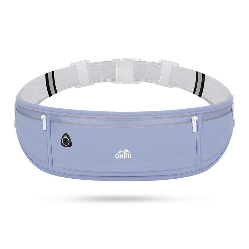 "Outdoor Sports Waist Pack, Large Capacity Waterproof Mobile Phone Pouch, Unisex Running Fitness Elastic Waist Bag"