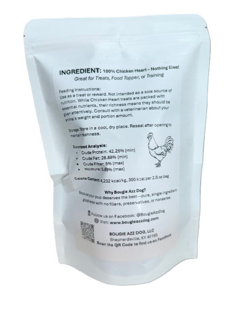 Freeze Dried Raw Chicken Heart