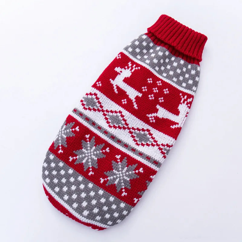 Dog Sweater,Knit Big Dog Sweater Christmas,Pet Turtleneck Doggy Sweatshirt for Extra Large Dogs boy Girl,Large Size Dog Cold
