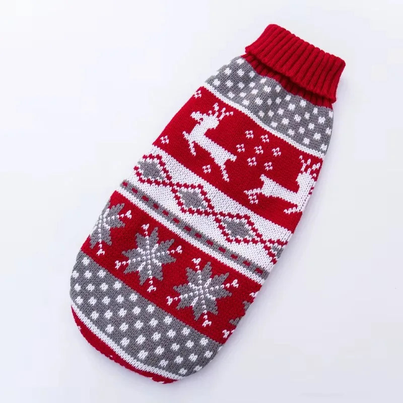 Dog Sweater,Knit Big Dog Sweater Christmas,Pet Turtleneck Doggy Sweatshirt for Extra Large Dogs boy Girl,Large Size Dog Cold