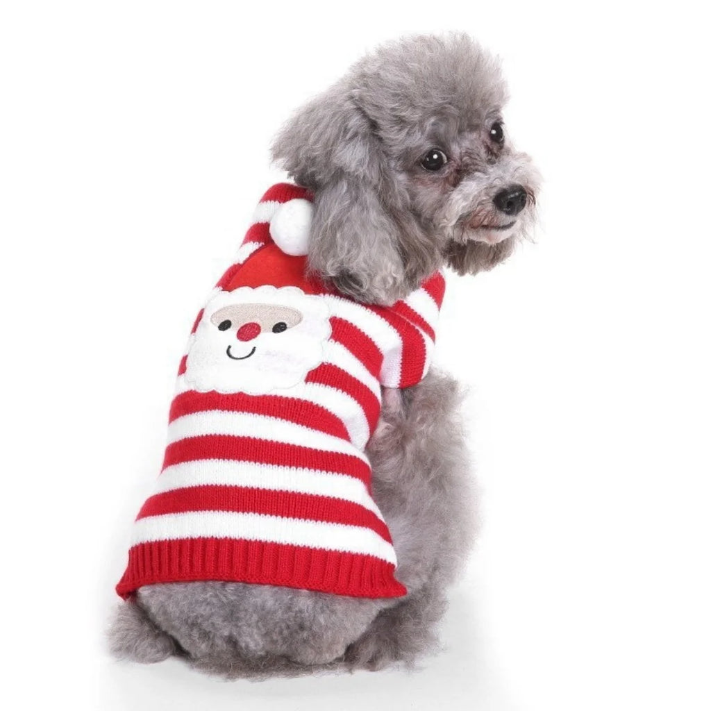 Dog Clothes Christmas Sweater Pet Cat Clothing for Small Medium Puppy Dogs Cats Winter Warm Coat Teddy Pug Jacket Soft Vest New