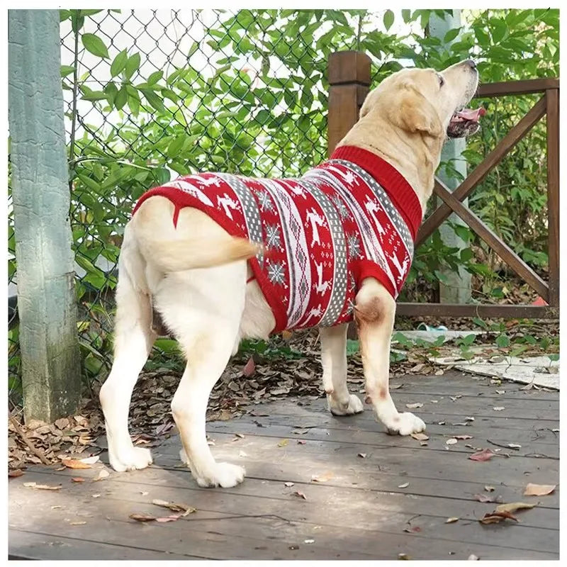 Dog Sweater,Knit Big Dog Sweater Christmas,Pet Turtleneck Doggy Sweatshirt for Extra Large Dogs boy Girl,Large Size Dog Cold