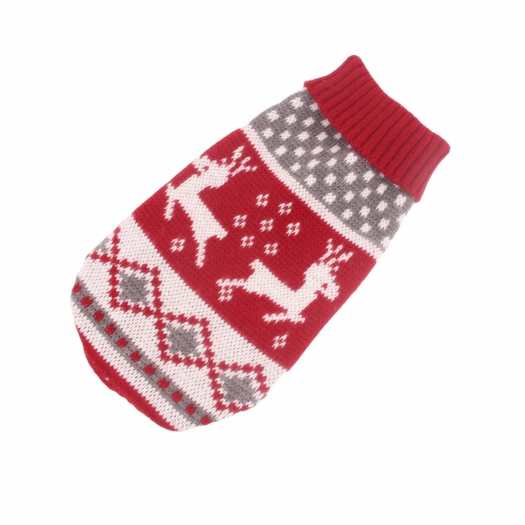 Warm Pet Dog Sweaters  Knitted Puppy Cat Coat Chihuahua Yorkie Customes Winter Clothes Small Medium Dogs Christmas Moose Sweater