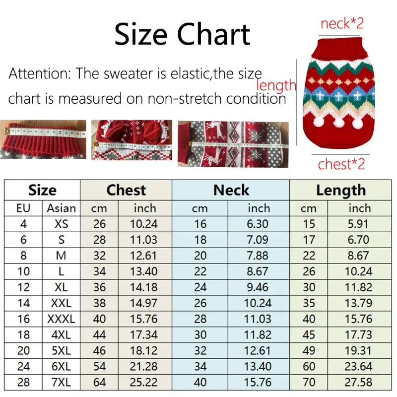 Dog Sweater,Knit Big Dog Sweater Christmas,Pet Turtleneck Doggy Sweatshirt for Extra Large Dogs boy Girl,Large Size Dog Cold