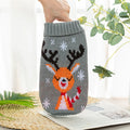 S-4XL Warm Pet Sweater Fair Isle style Knitted Wool Sweater Christmas Style New Year Costume For Chihuahua Yorkie French Bulldog