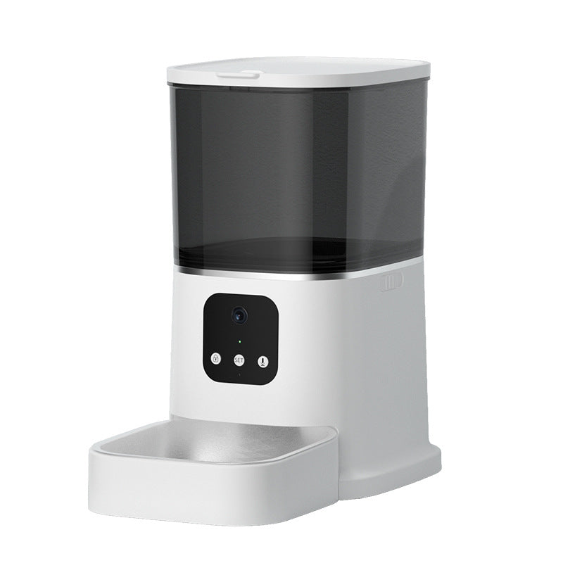 Pet Automatic Feeder Large Capacity Smart Voice Recorder APP Control Timer Feeding Cat Dog Food Dispenser With WiFi Pet Bo