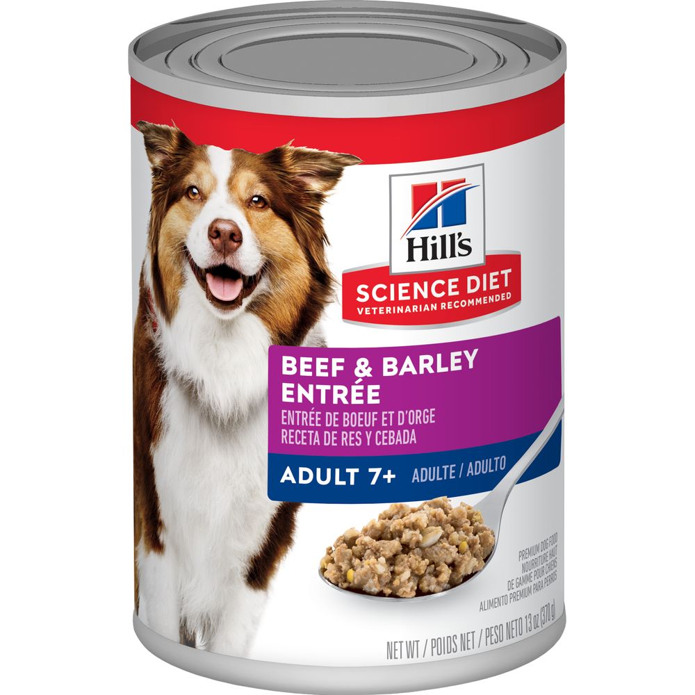 Science Diet Adult 7+ Beef & Barley Entrée (13oz)